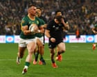 Kriel and Marx tries help South Africa power past All Blacks to take series lead