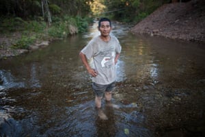 Israel Martínez, Tolupan indigenous man from Montaña de la Flor