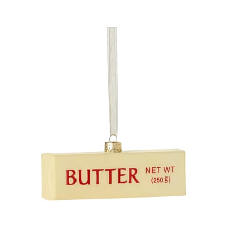 John Lewis Heirloom Splendour Block of Butter Bauble