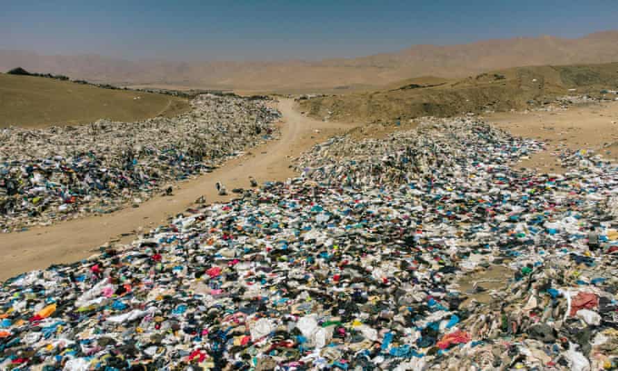Discarded clothes in the Atacama desert, Chile.