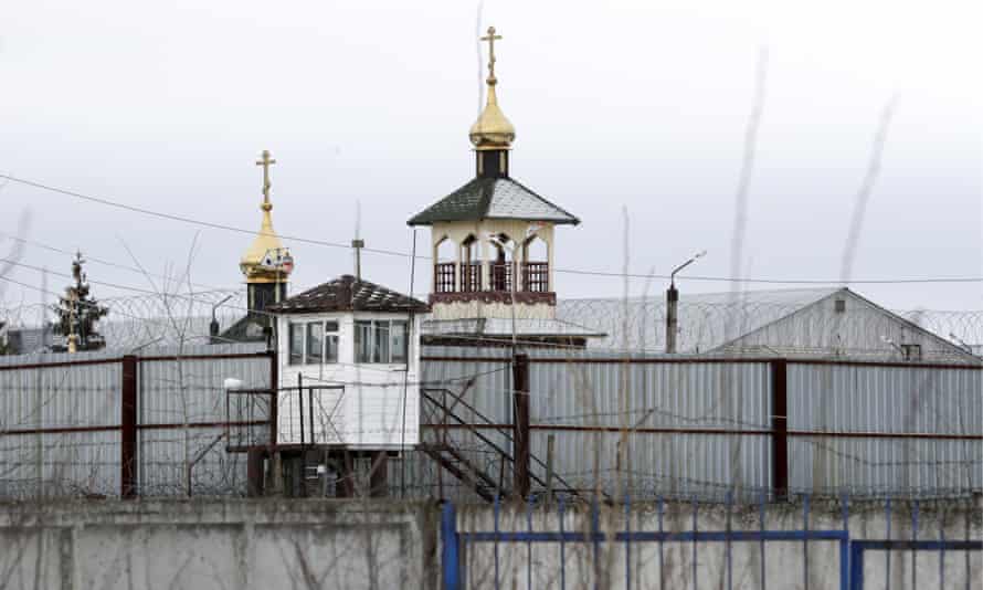 An outside view of Penal Colony No 2 in Russia’s Vladimir region, where Navalny was sent to serve his sentence.