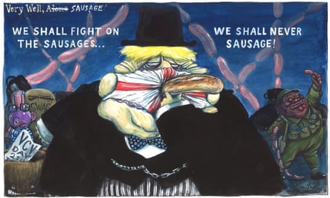 Rowson Cartoon Martin Rowson on Brexit, sausages and Northern Ireland – cartoon ...