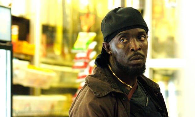 Williams as gay hustler Omar, who robbed local dealers in The Wire.