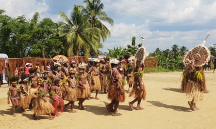 Singsing at Apangai Village, near Maprik, East Sepik Province, PNG.