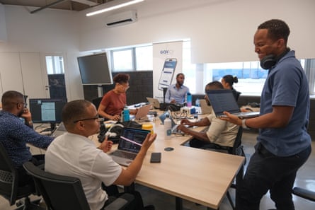 People working at TechParkCV.