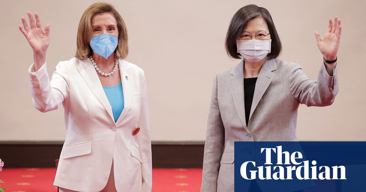 Pelosi pledges solidarity with Taiwan amid alarm over China’s reaction