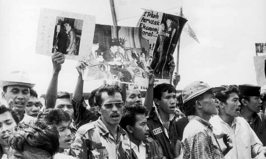 Anti Sukarno Demonstration In Jakarta 1966