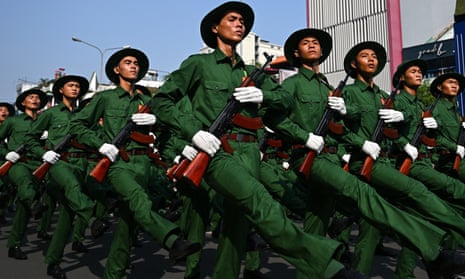 Celebrations in Ho Chi Minh City mark 50 years since end of Vietnam war | Vietnam | The Guardian