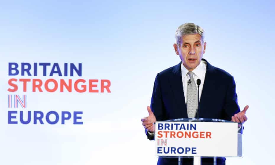 Stuart Rose launches the ‘Britain Stronger in Europe’ campaign.