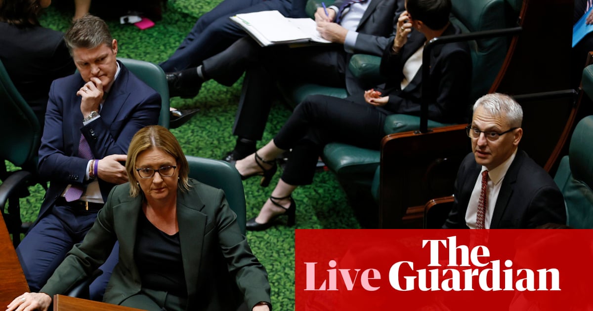 Australia news live: cries of ‘shame’ as Coalition opposes apology to First Peoples in Victorian parliament; RBA interest rates decision due