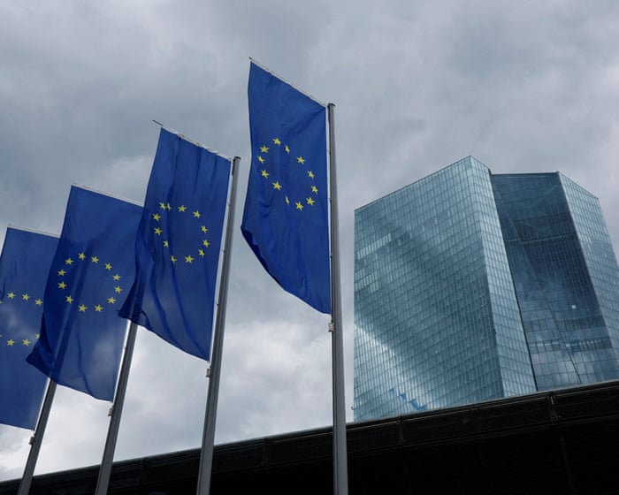 Trump tariffs ‘clearly hitting‘ as US inflation rises to 2.9%; ECB leaves interest rates on hold – business live