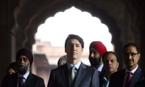 The Canadian prime minister, Justin Trudeau, is in India for a week