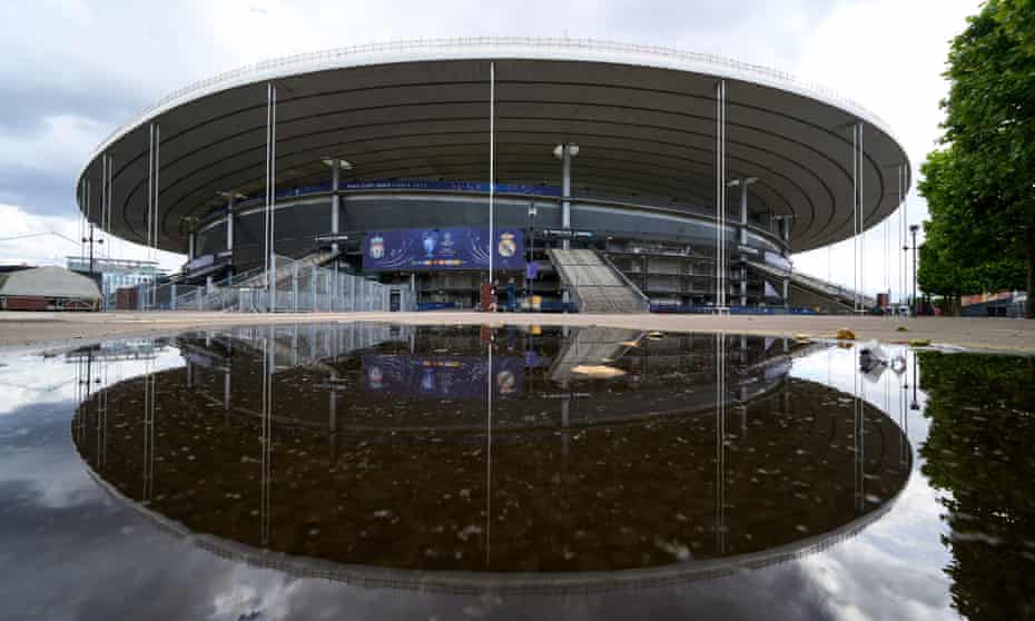 Stade de France will host the Champions League final between Real Madrid and Liverpool.