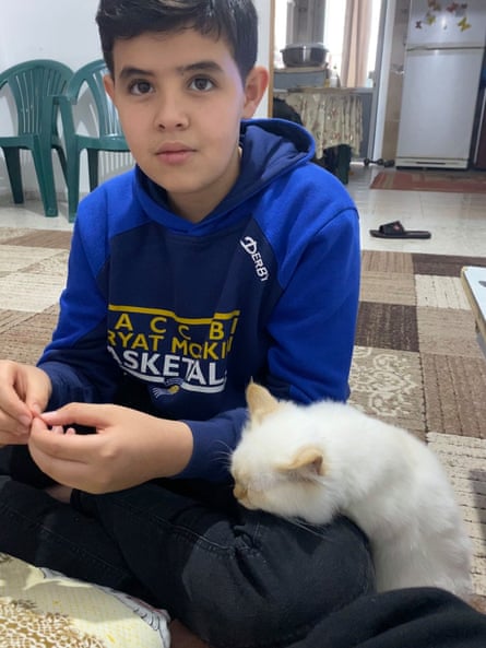 Ghada’s nephew Aboud, 13.