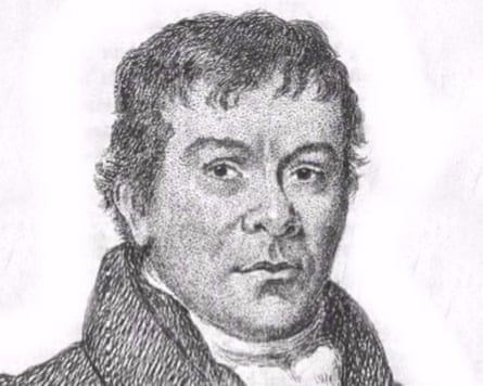 A depiction of Robert Wedderburn the self-published author of The Horrors of Slavery, 1824.
