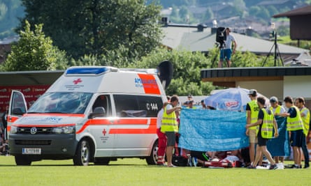 Abdelhak Nouri is being treated after collapsing during the friendly against Werder Bremen.