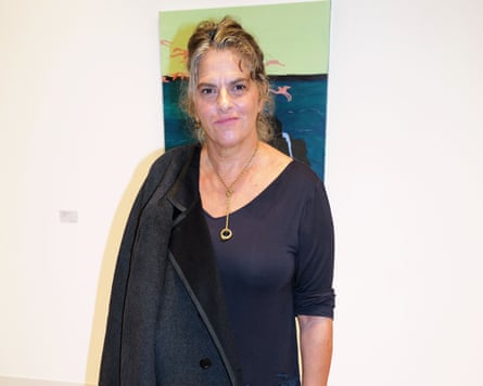 Tracey Emin at Frieze art fair.