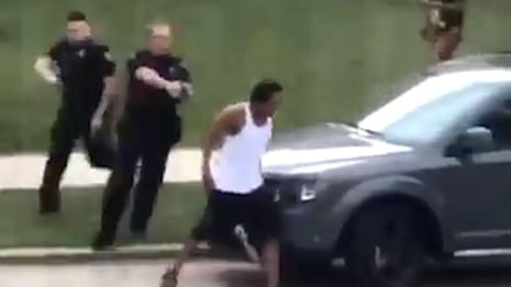 Video appears to show black man shot in back by police in Wisconsin 