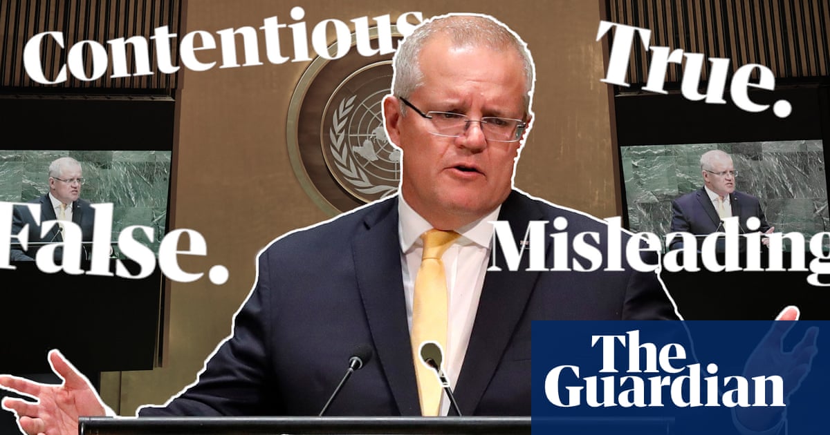 How does Scott Morrison's climate declaration at the United Nations stack up? 1