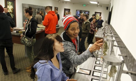 Shoppers in Oregon explore the recreational offerings.