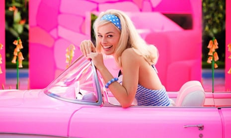 Margot Robbie as Barbie, a DayGlo romcom directed by Greta Gerwig.