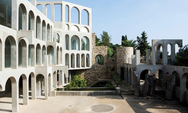 The House of Xavier Espai Corberó near Barcelona has a series of 12 patios linked by 300 arches. It has been bought by the local council to be used as a public space.