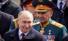 Vladimir Putin with Sergei Shoigu
