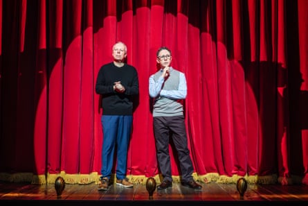 ‘We were terrified of looking indulgent’ … playing themselves in Stage/Fright at Wyndhams Theatre.