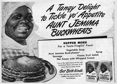 A 1930s print ad for Aunt Jemima.