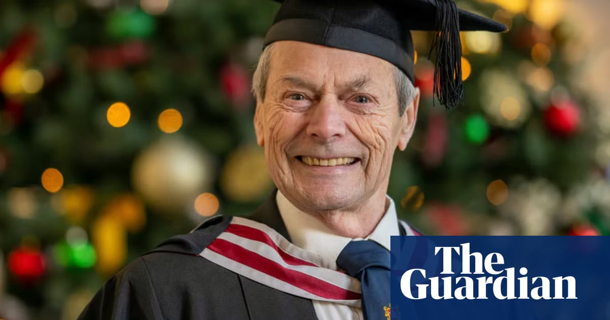 ‘Go for it now’: 74-year-old graduates with merit after once failing 11-plus