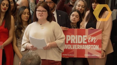 Sarah, a data analyst talking about the impact of Labour's extension of free childcare, at the Labour local elections launch