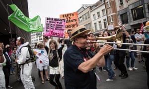 People protesting in Brussels against Monsanto