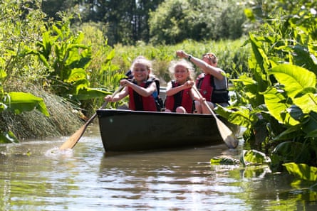 Canoe safaris feel like exploring a secret space