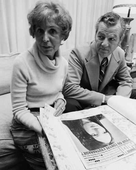 Joseph and Julia Quinlan, parents of Karen, in 1977.
