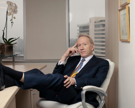 Mark Roesler, Chairman & CEO of CMG Worldwide photographed in their offices in Beverly Hills, CA for The Guardian.