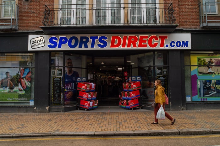 The Sports Direct store in Maidenhead, Berkshire.