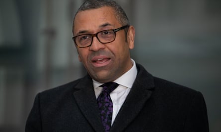 The foreign secretary, James Cleverly.