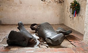 Broken bells in Marienkirche (St Mary’s church), Lübeck.