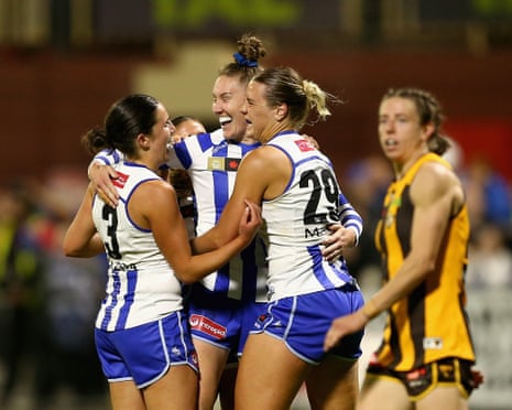 History secured: There is no telling where the record-breaking Roos' AFLW dominance will end | AFLW | The Guardian