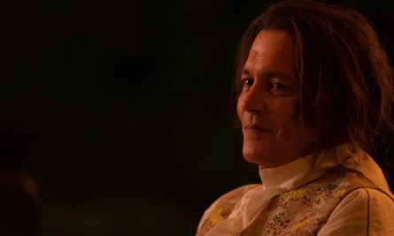 Depp in Jeanne du Barry.