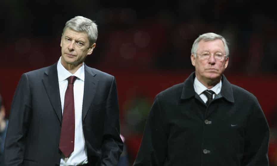 Sir Alex Ferguson and Arsène Wenger in 2009