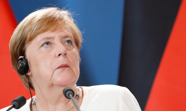 The German chancellor, Angela Merkel