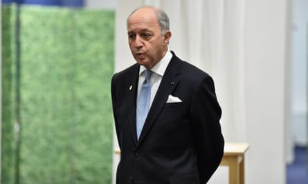 French foreign minister Laurent Fabius.