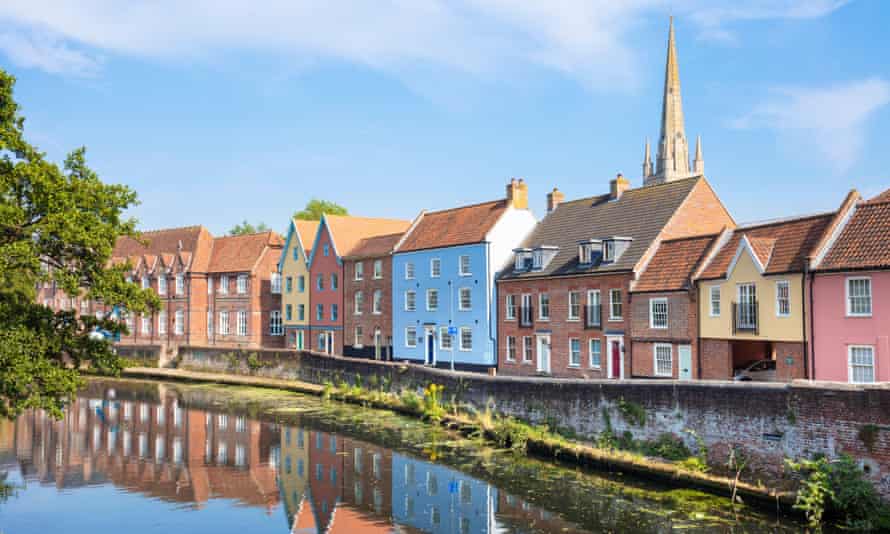 Quayside and the River Wensum, Norwich.