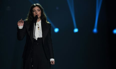 Lorde performs at the 2018 MusiCares Person Of The Year gala at Radio City Music Hall in New York