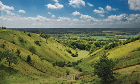 The Devils Kneading Trough on the North Downs