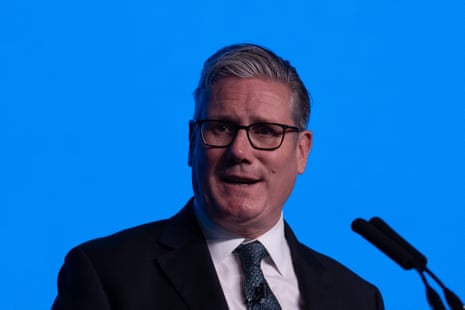 Keir Starmer speaking at London Tech Week this week.
