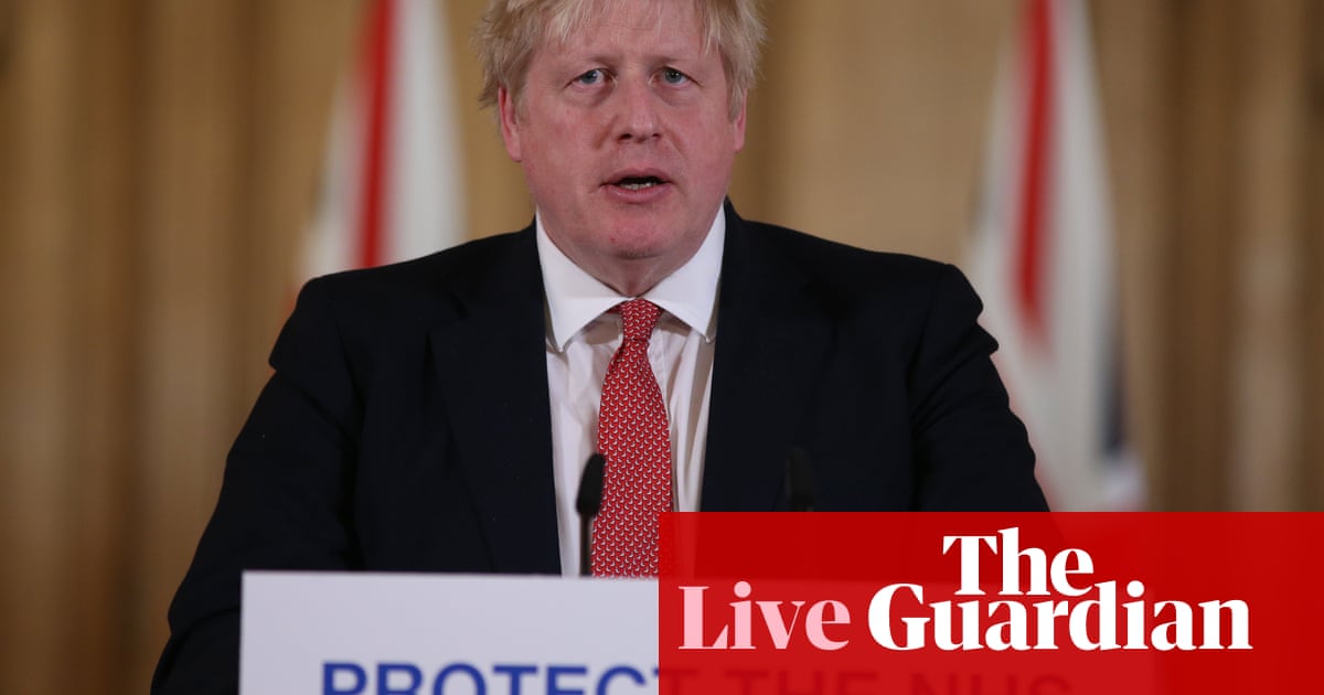 UK coronavirus live: tests prioritised for NHS workers, 'not available on the internet next week'