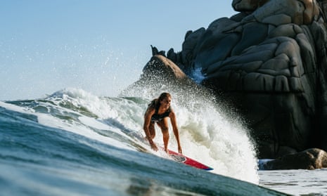 Seven-time world champion surfer Stephanie Gilmore in Make or Break on Apple TV+.