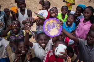Children in Bétou, Republic of the Congo.